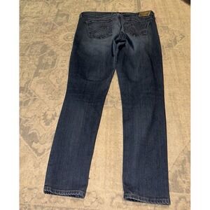 Big Star Alex Skinny Womens Jeans Size 32 X 29 Blue Mid Rise Stretch